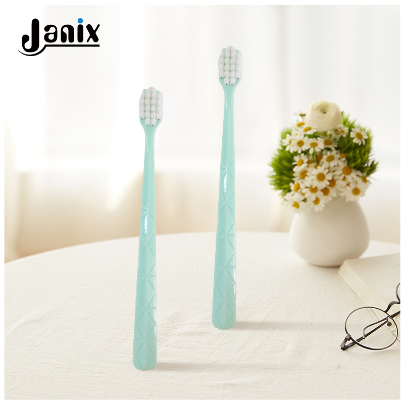 Eco Friendly Soft Bristle Toothbrush Adult Non Slip Handle Oral Hygiene Care Tool