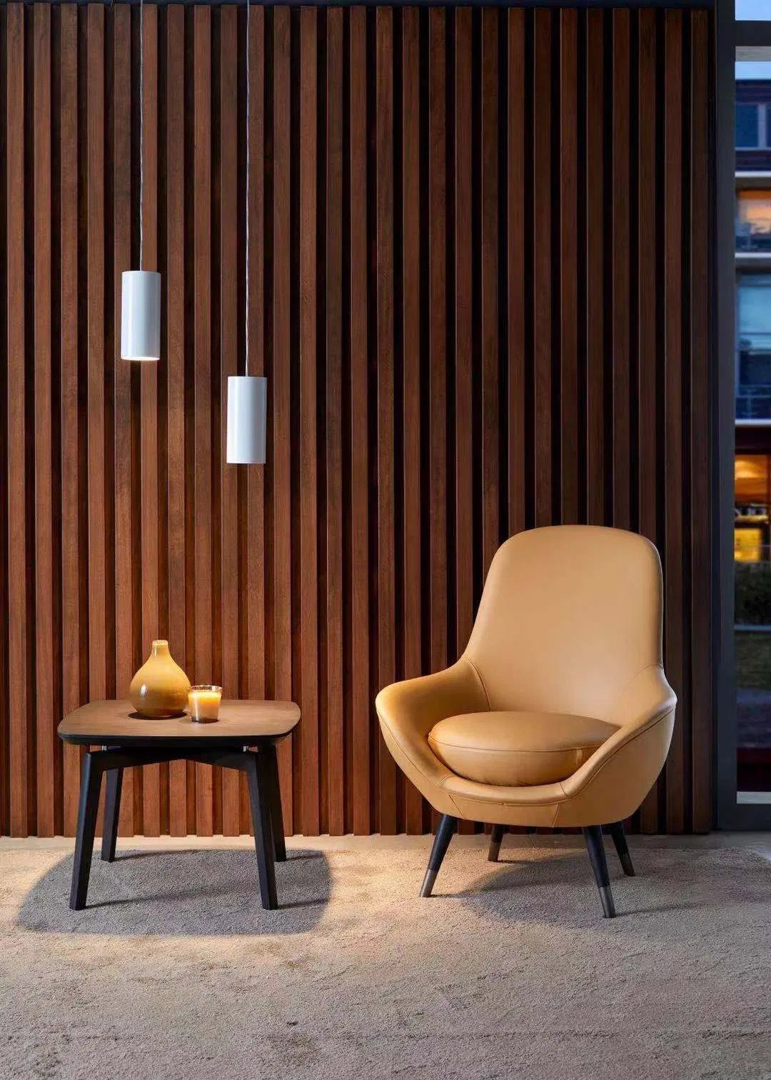 Nrc 0.8 Polyester Acoustic Wood Slat Panels Customized Sound Absorbing Board