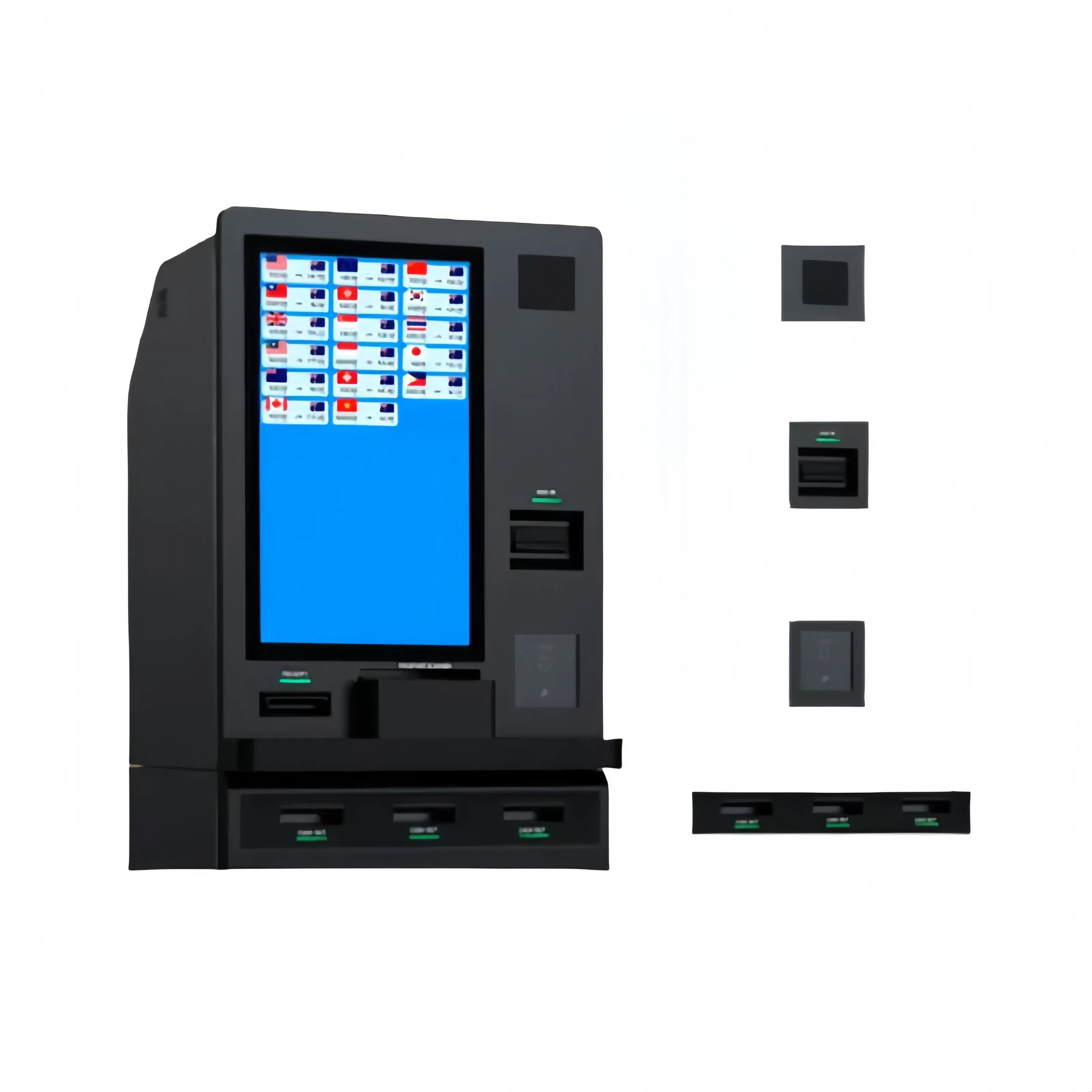 Foreign Currency Exchange Kiosk Self Service Cash Exchange Machine