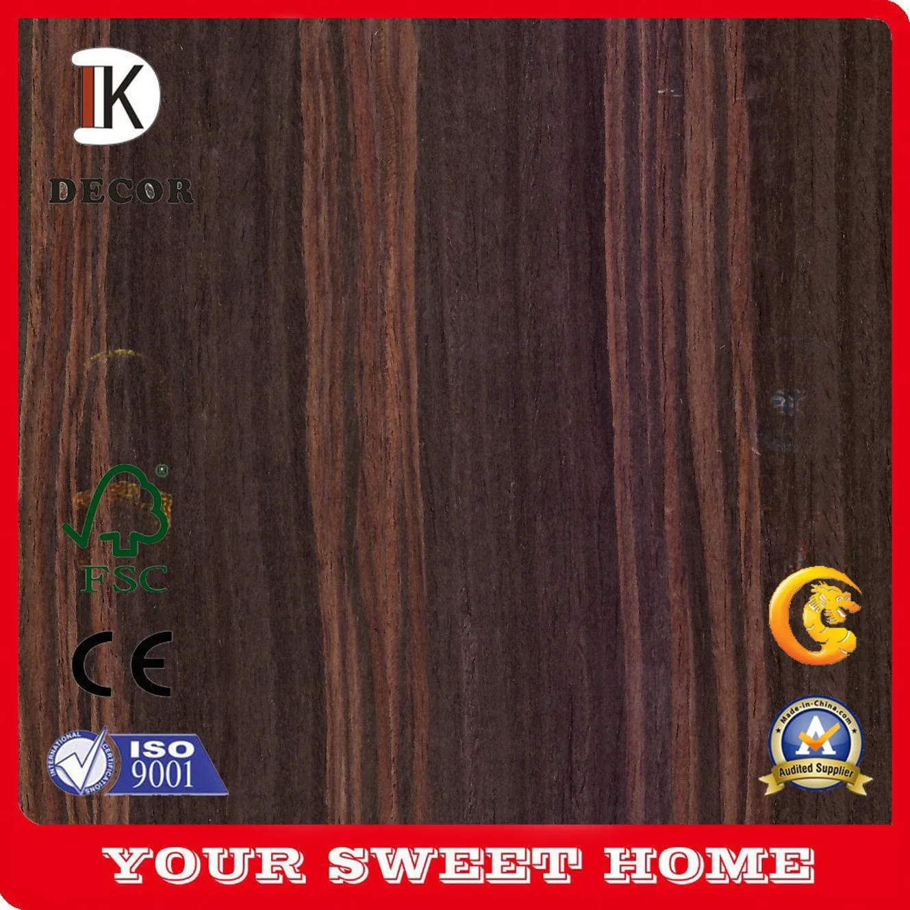 China Manufacturer Decorative Engineered Wood Veneer