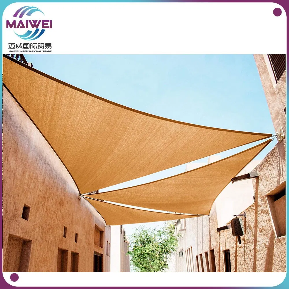 HDPE 160GSM Triangle/Rectangle/Square Plastic Shade Sails Shade Net Cloth