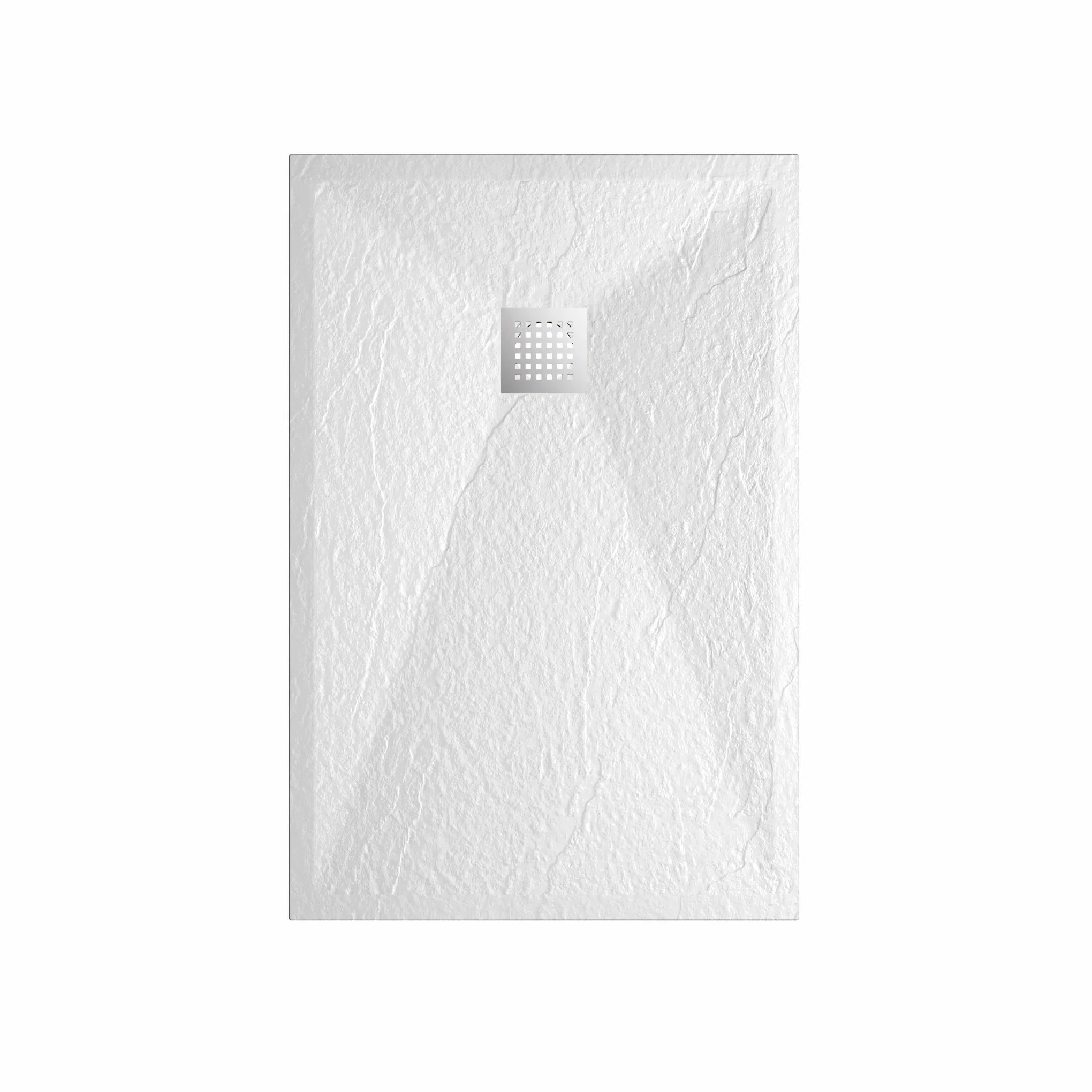 China OEM Factory Advanced Solid Surface Modern Bathroom Shower Base Customized Colour Artificial Stone Shower Tray