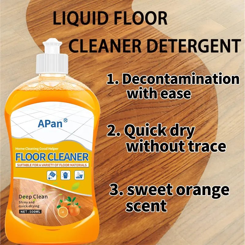 Eco-Friendly 500ml Floor Cleaner for Deep Ceramic Marble Shine