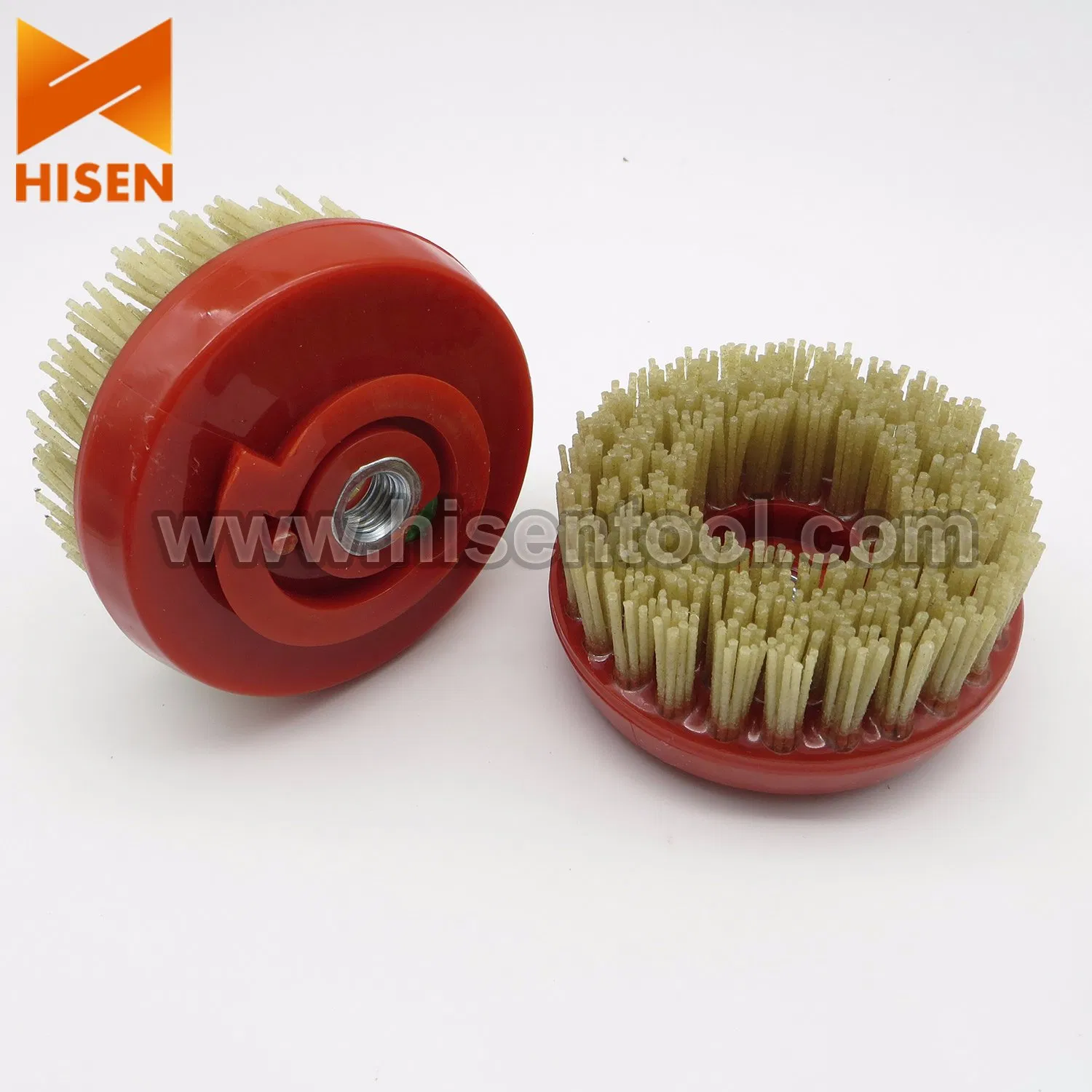 4 1/2" Diamond Antique Brush with Snail Lock for America