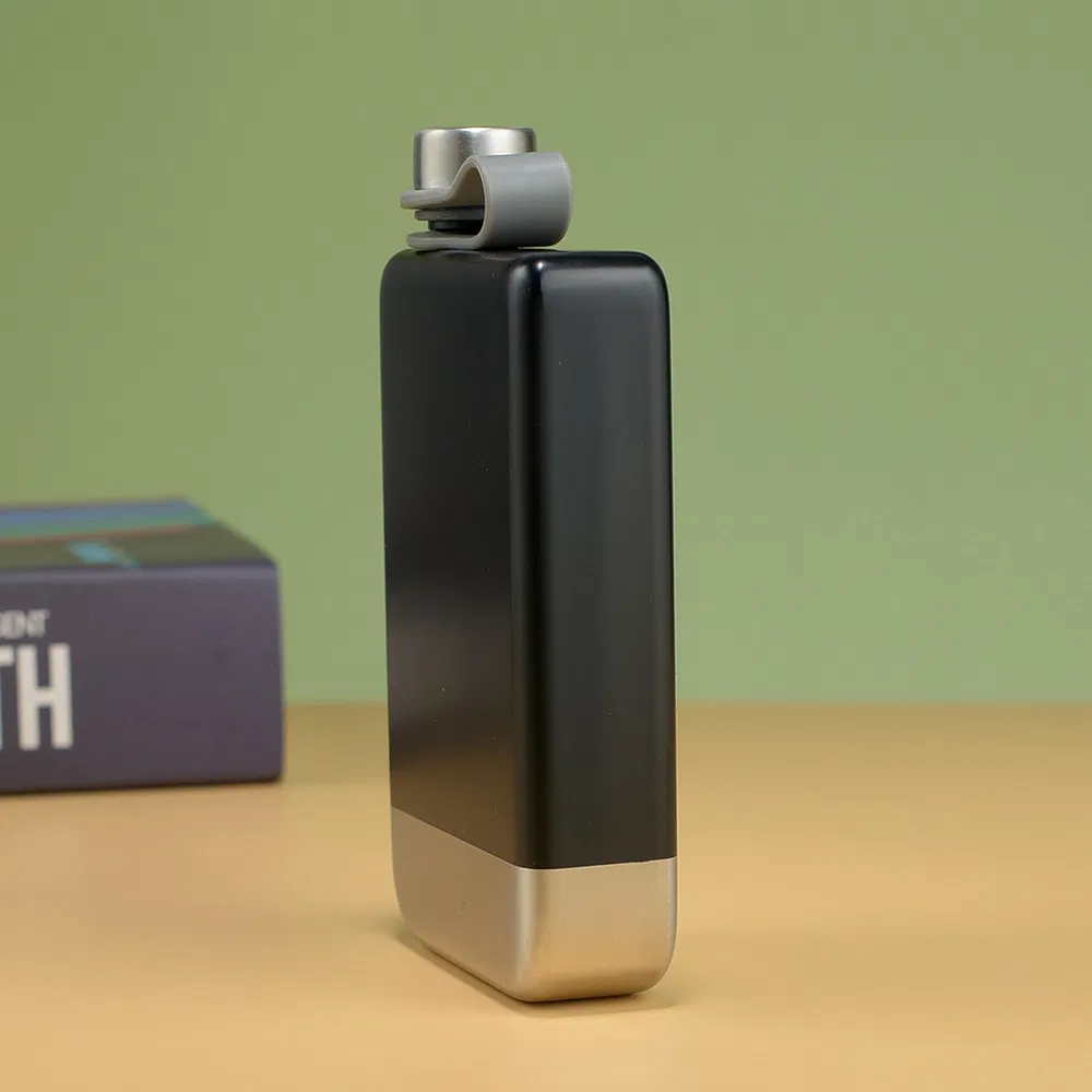 Square Shape Portable 304 Stainless Steel Hip Flask
