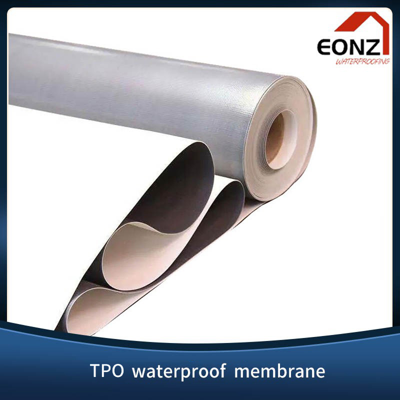 (Roofing Material 1.2mm Reinforced) Thermoplastic Polyolefin Tpo Waterproof Sheet