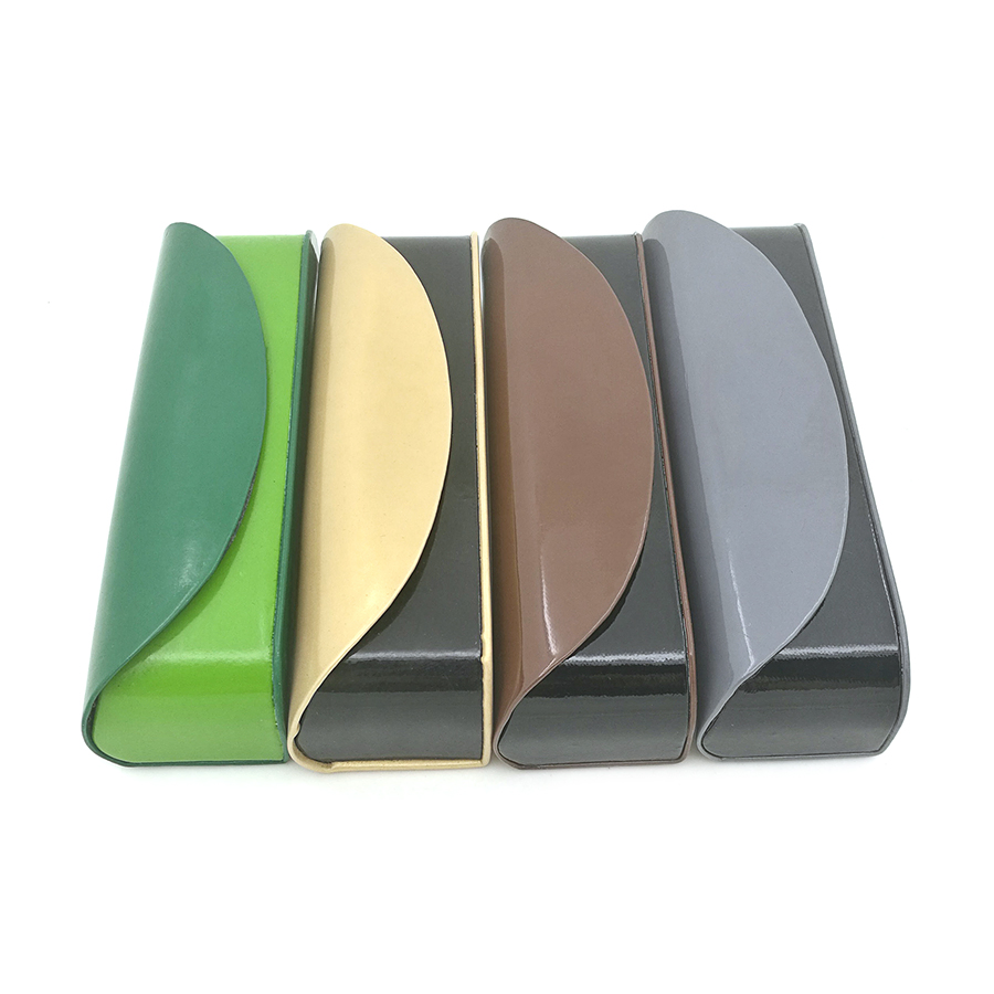 Glasses Case Wholesales Newest Fashion Hand Made Leather Hard Glasses Case Low MOQ High Quality Modern Stylish PU Glasses Case Sunglasses Box