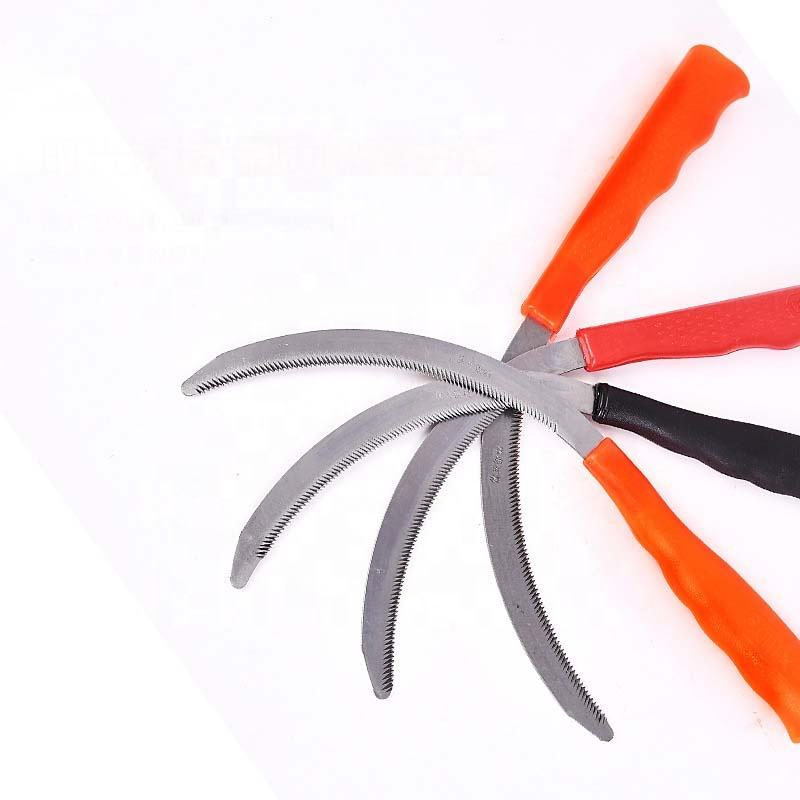 Steel Grass Tooth Sickle with Wooden Sickle Handle Plastic Handle on Hot Sale