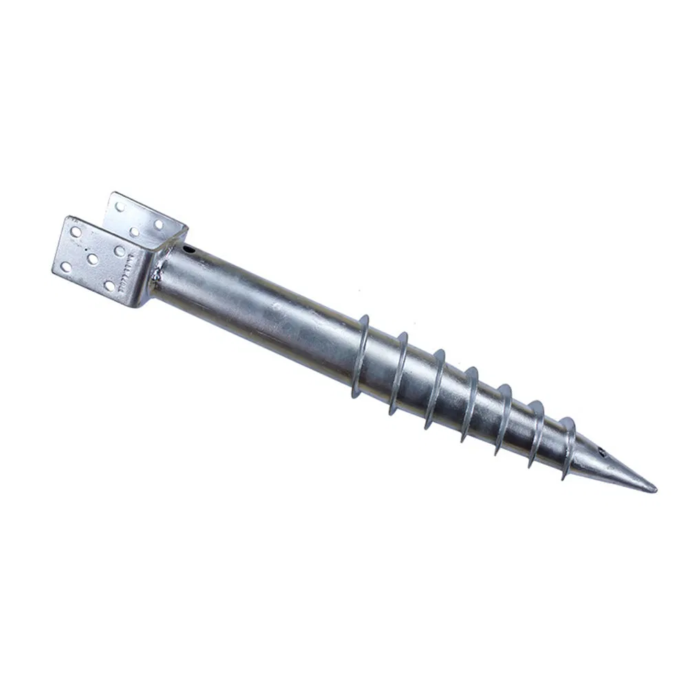 Винтовая опора U-образная для столбов 4x4