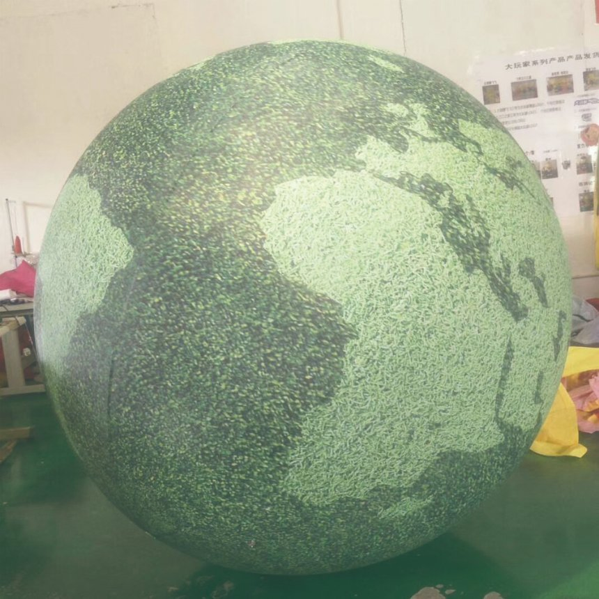 Giant Helium Inflatable Solar Balloon Nine Planet Balloon with LED Light