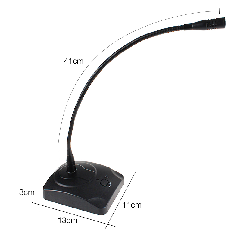 USB Gooseneck Condenser Microphone Wired Conference Recording Voice Live Broadcast Noise Reduction