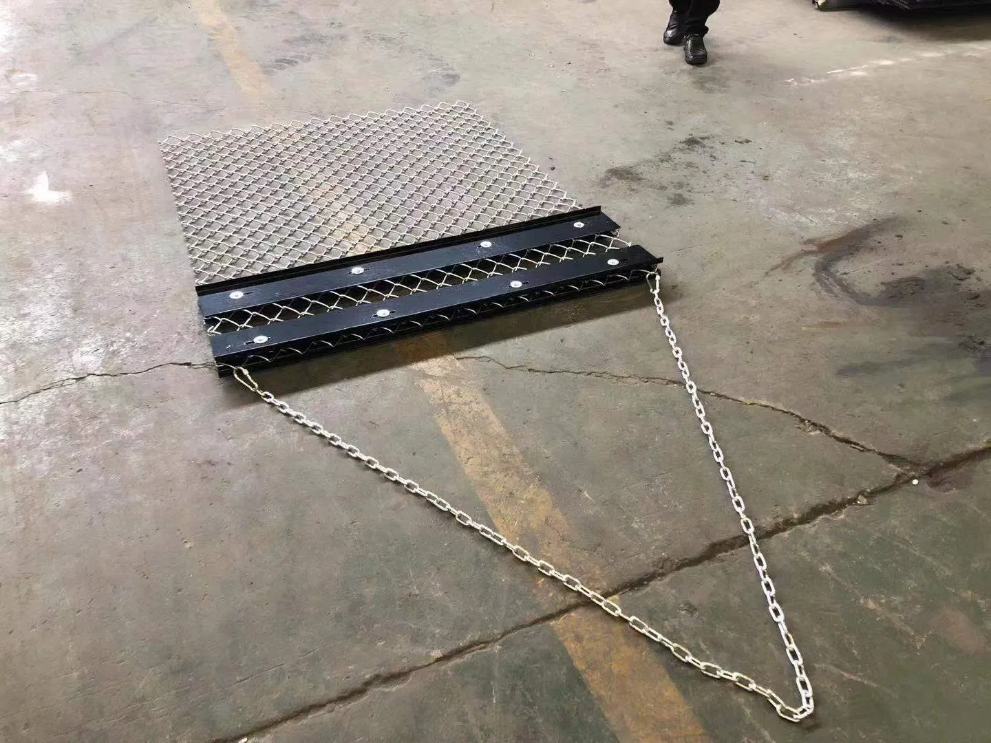 Heavy-Duty Steel Drag Chain Harrow for Atvs and Utvs