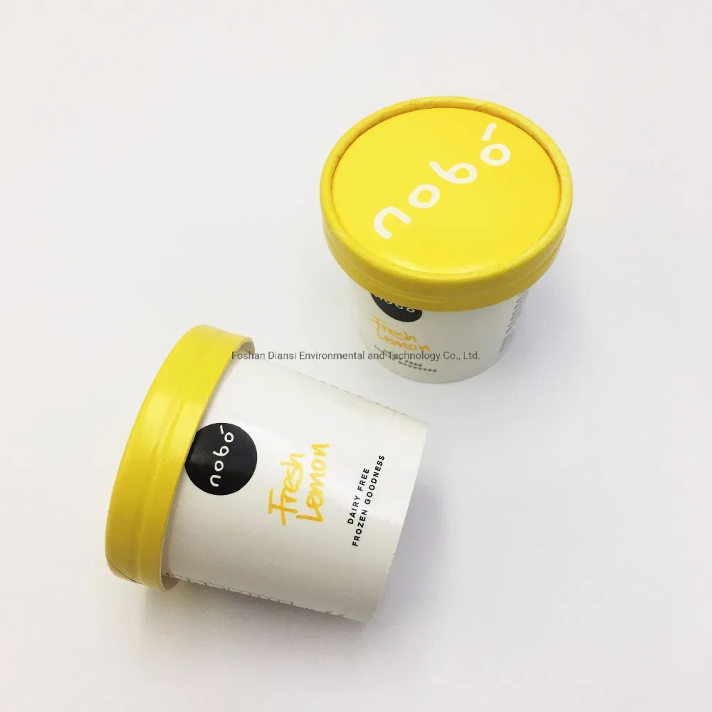 100% Biodegradable Ice Cream Paper Cup for Europe Market Ice Cream Cups