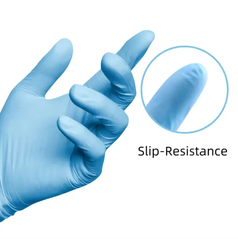 Factory Blue Disposable Waterproof Medical Nitrile Gloves for Hospital CE Approved Gloves Nitrile
