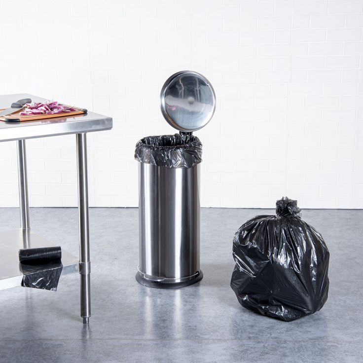 Прочные мусорные пакеты Yaleshi, плоские, HDPE