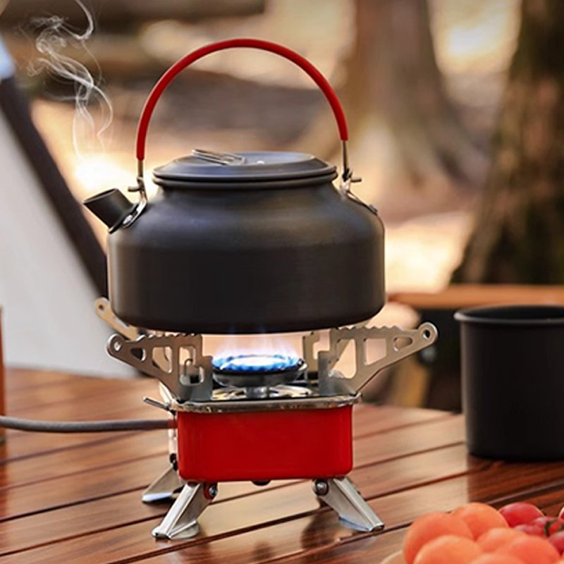 Hot Outdoor Camp Cooking Cast Iron Camping Portable Gas Burner Grill Kitchen Stove