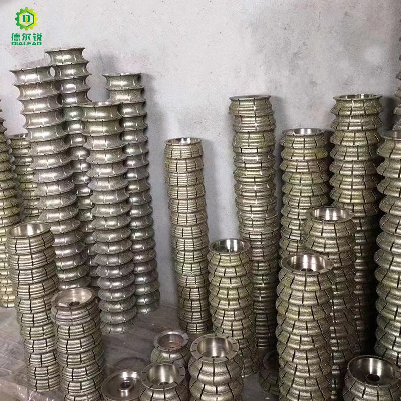 Dialead Sintered Diamond Stone Edge Profiling Wheel for Milling Granite and Marble