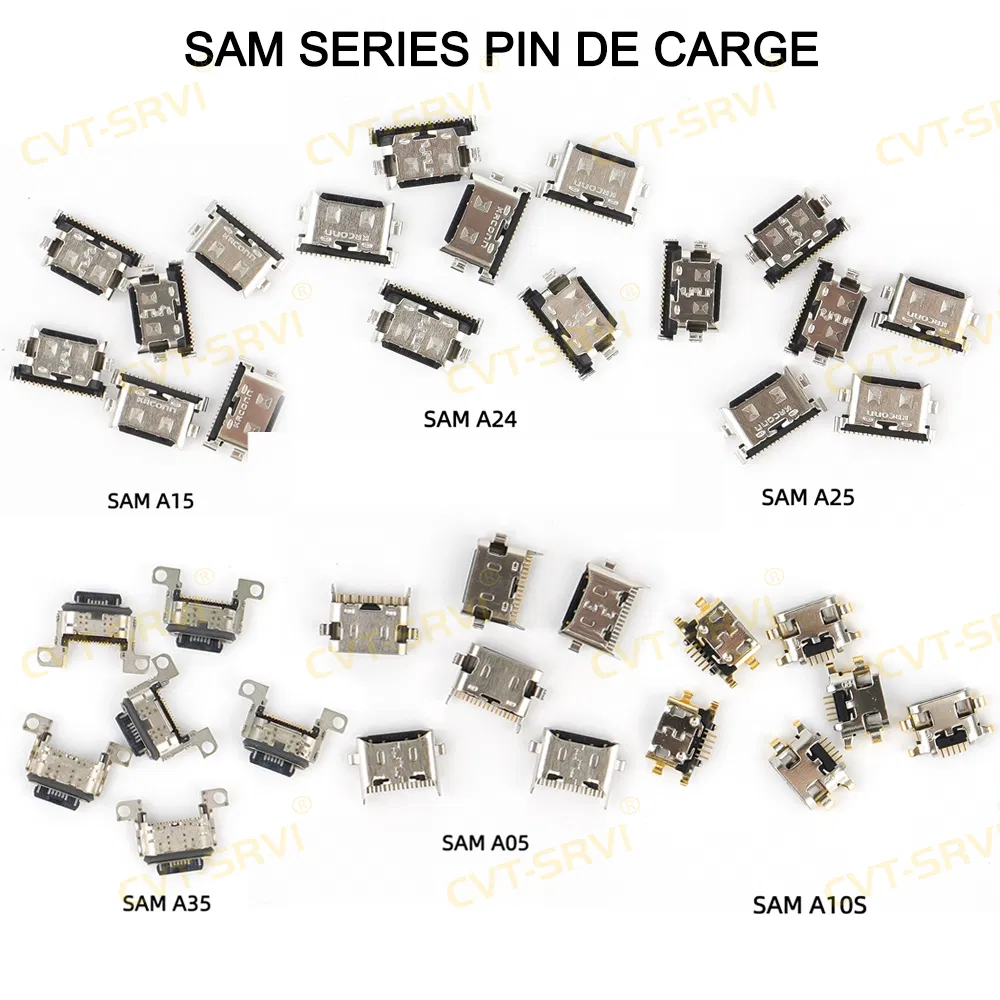 Buena Calidad Phone Accessories Pin De Carga Type C Mirco USB Connector USB 3.1 Female Connector for Samsung A24 A15 A05 A25 A35 Spare Part