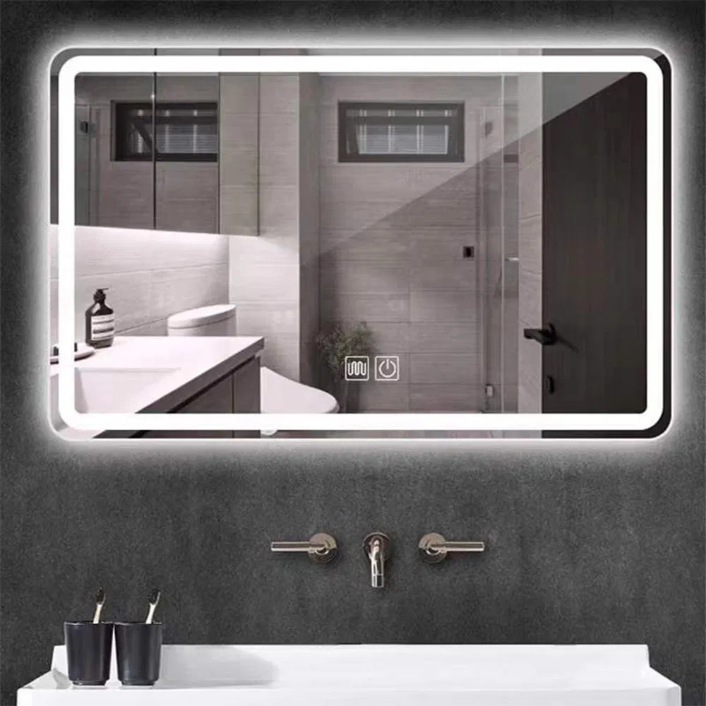 Smart Glass Vanity Furniture LED Bathroom Wall Mirror with Lights