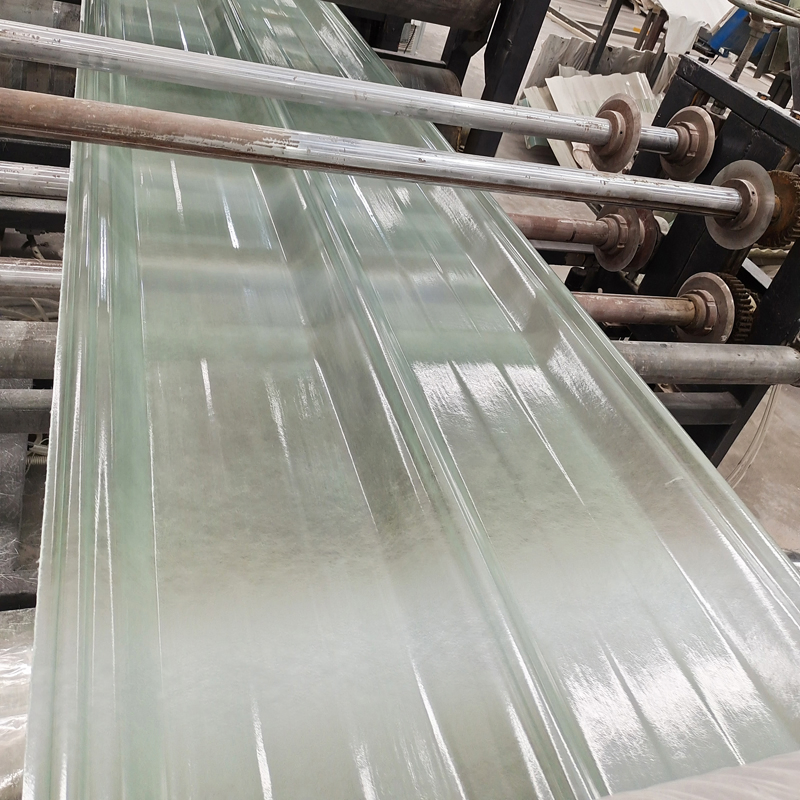 Light Weight Filon Box Profile 6 Clear Fiberglass Corrugated FRP GRP Fibreglass Roof Lights