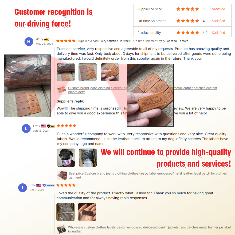 Нашивки кожаные для джинсов с тиснением и металлом