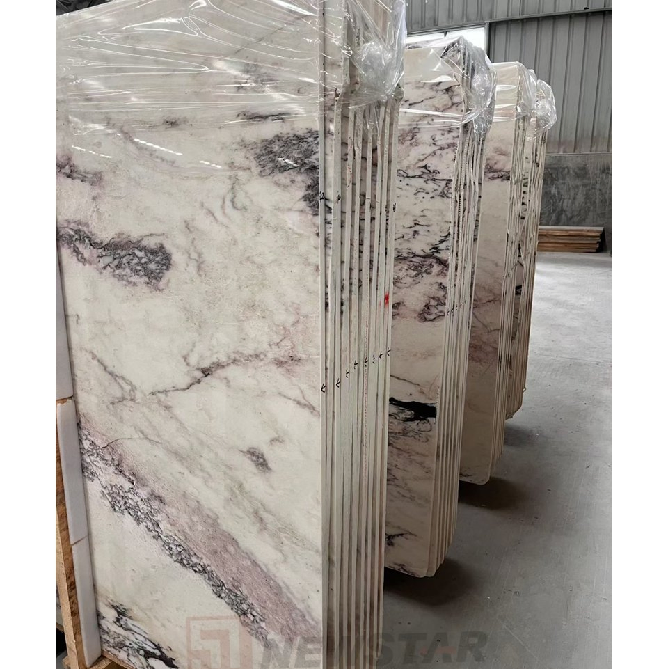 Natural Stone Good Quality Marble Luxury Purple Veins Big Slabs Floor Tiles Vanity Sinks Wall Panel Vanity Slab