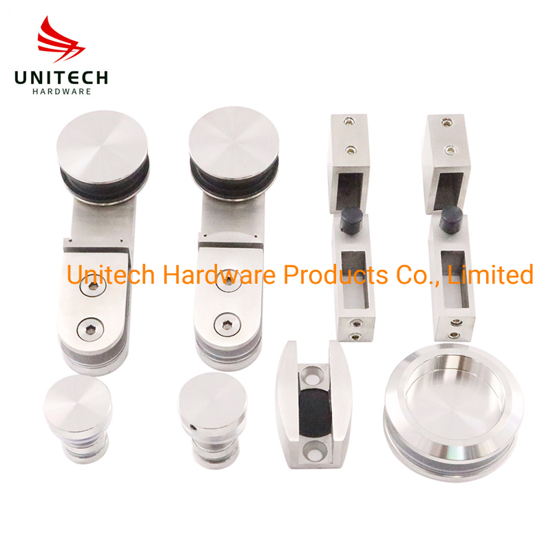 Frameless Bathroom Glass Sliding Door Roller Wheels and Fitting Hardware Accessory
