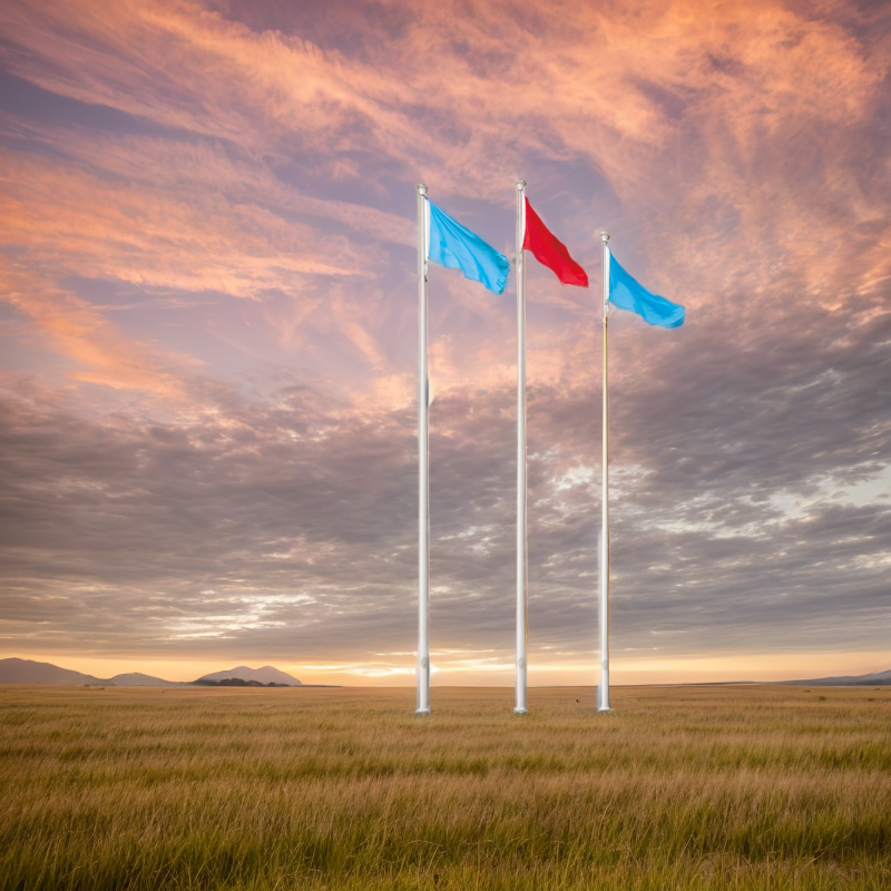 Tapered / Taper/ Conic Flagpole with Nantian Trademark