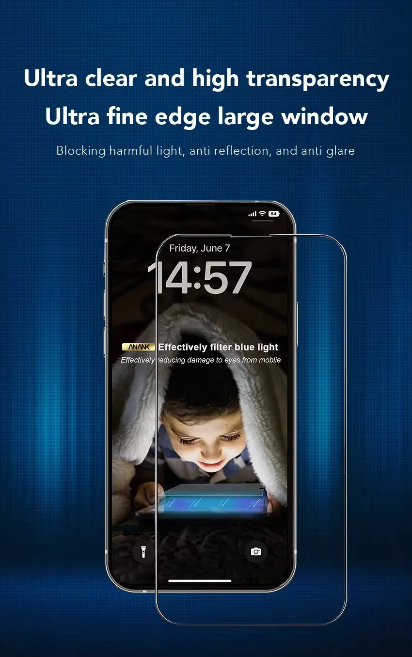 Защитное стекло Vazotel Anti Blue Light для iPhone 16/16 Pro