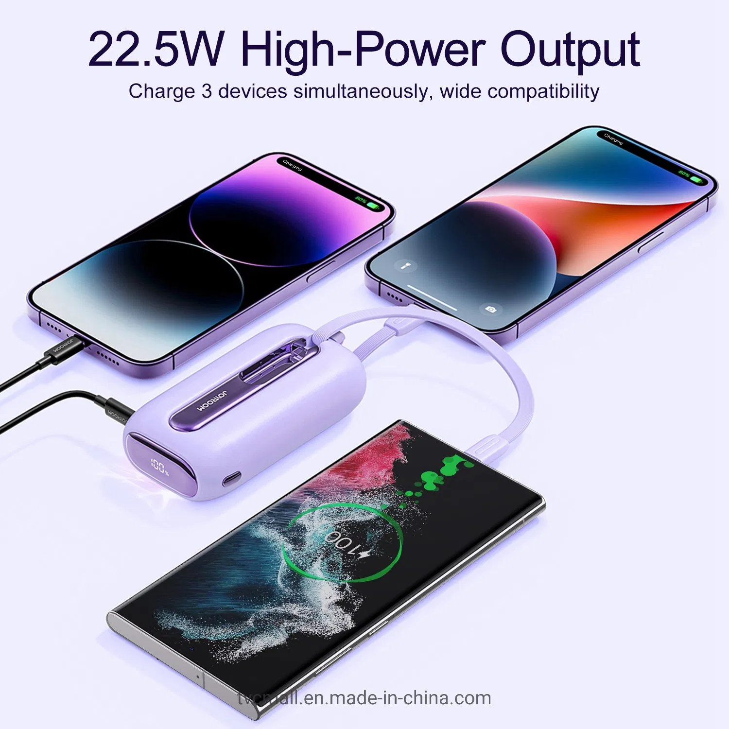 Joyroom 22.5W Fast Charging Portable Charger 10000mAh Power Bank