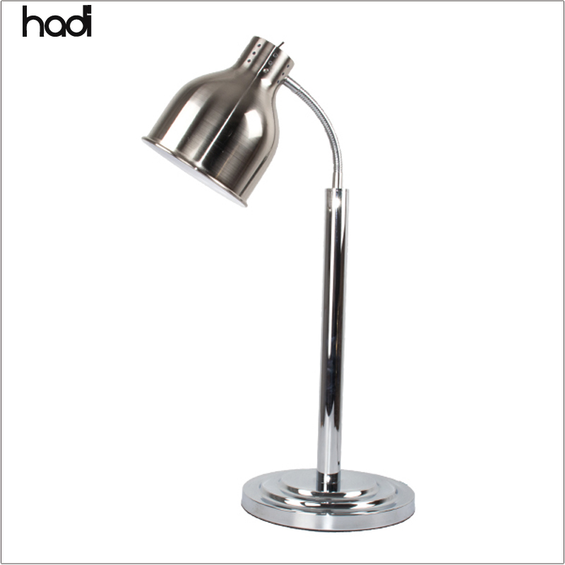 Hadi Catering Commercial Stainless Steel Top Lamp Warmer High Quality Heated Lamp Catering Silver 250W Food Warmer Lamp Buffet Sale