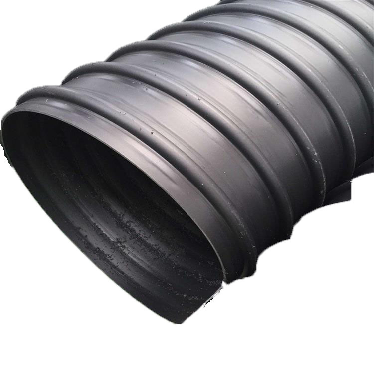 Durable HDPE Steel Belt Reinforced Spiral Corrugated Pipe for Drainage Application