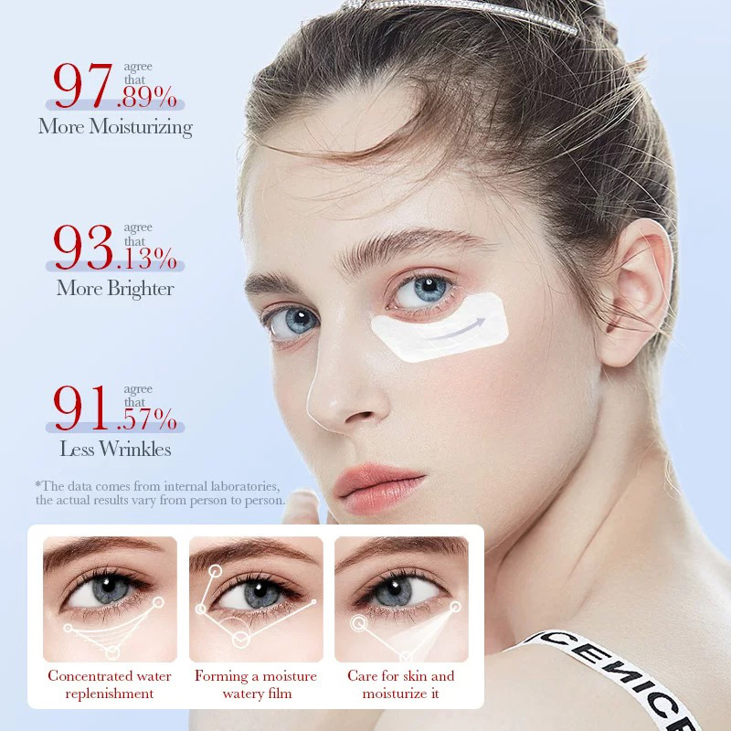 Ditong Brighten and Tighten Dilute Dark Circles Eye Bags Moisturizing Gel Eye Mask