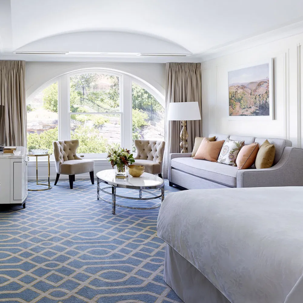 Supplier European Economicial Chain Seaside Resort Wooden Hotel Bedroom Sets