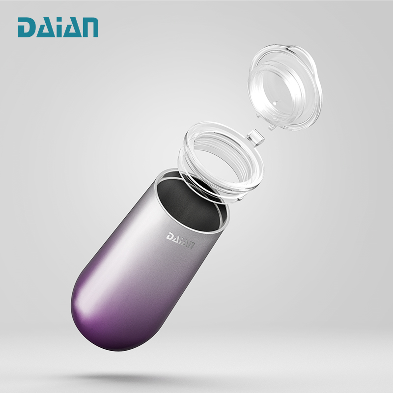 12oz Convenient Double-Wall Unbreakable Stainless Steel Wine Tumbler Champagne Flutes with Lid