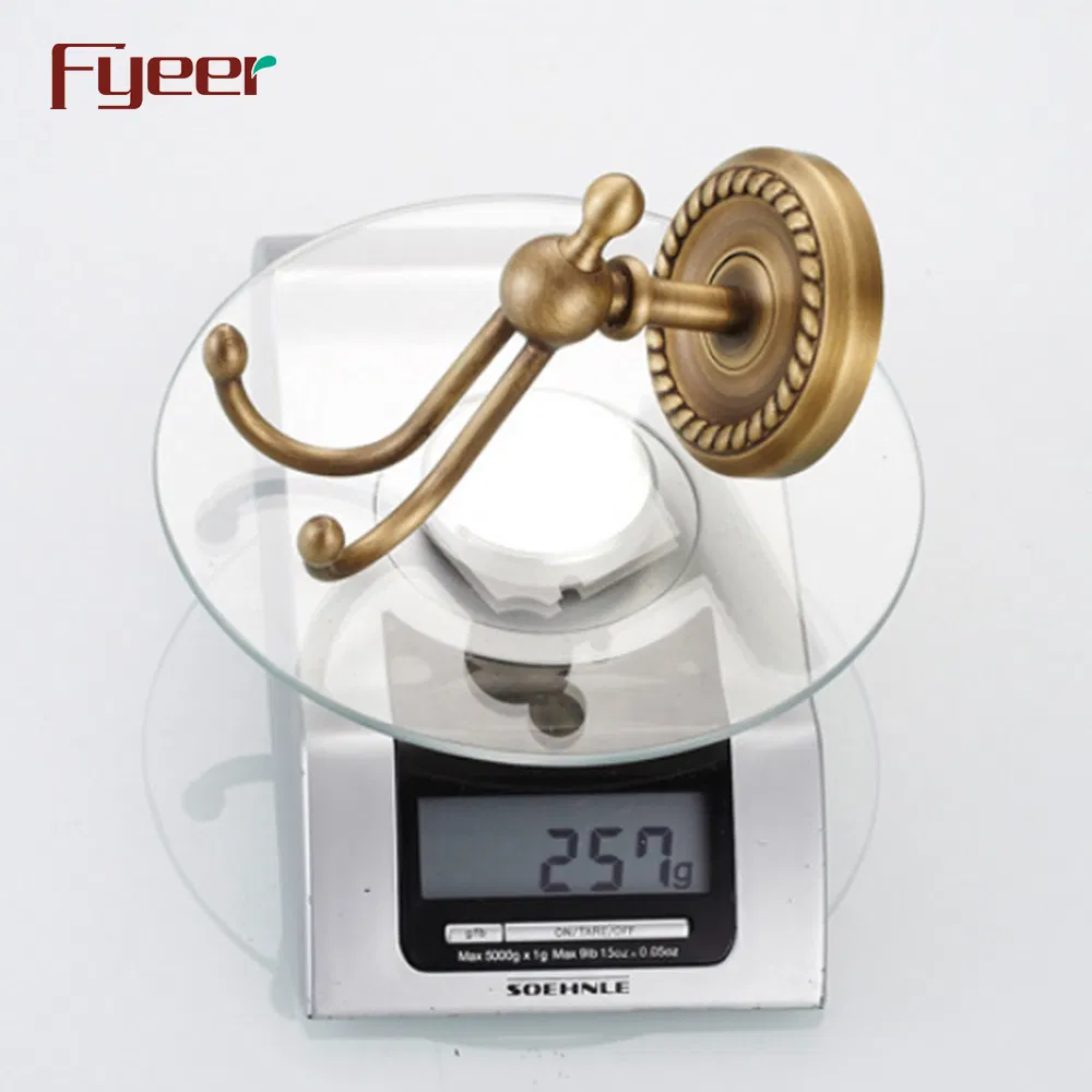 Двойной крючок для одежды Fyeer Antique Brass