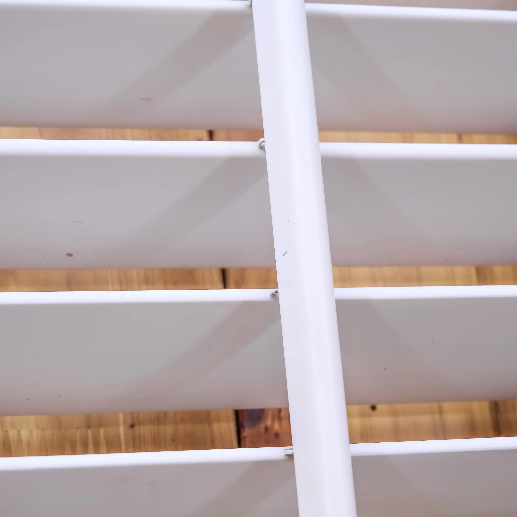 Interior 89mm Louver Blade Oval Shape Window Plantation Shutter