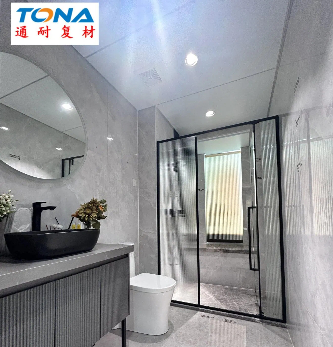 Accessories Prefabricated Furniture Leakproof Quick Assembly Renovation Project SMC Bathroom