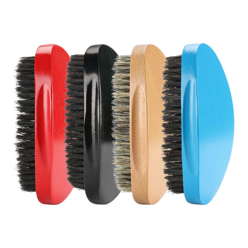 Wholesale Custom Wooden Beard Brush Professional High Quality Natural Boar Bristle Beard Brush for Man