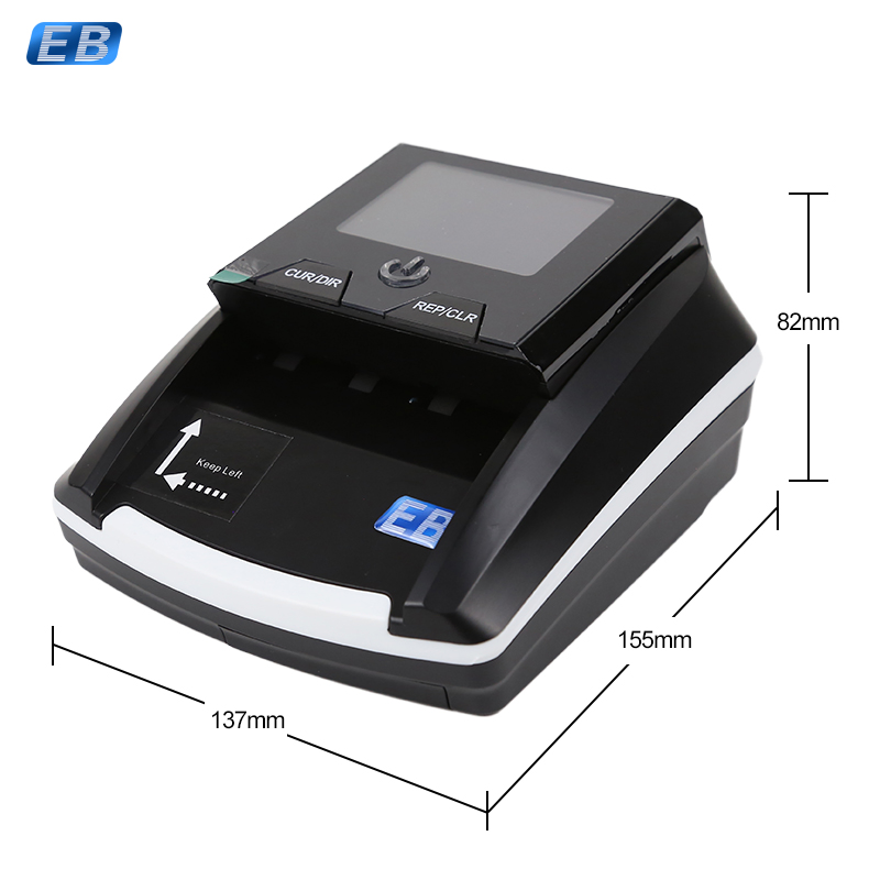DC-136 Multi-Currency Banknote Detector Value Counting Portable Fake Money Detector Machine