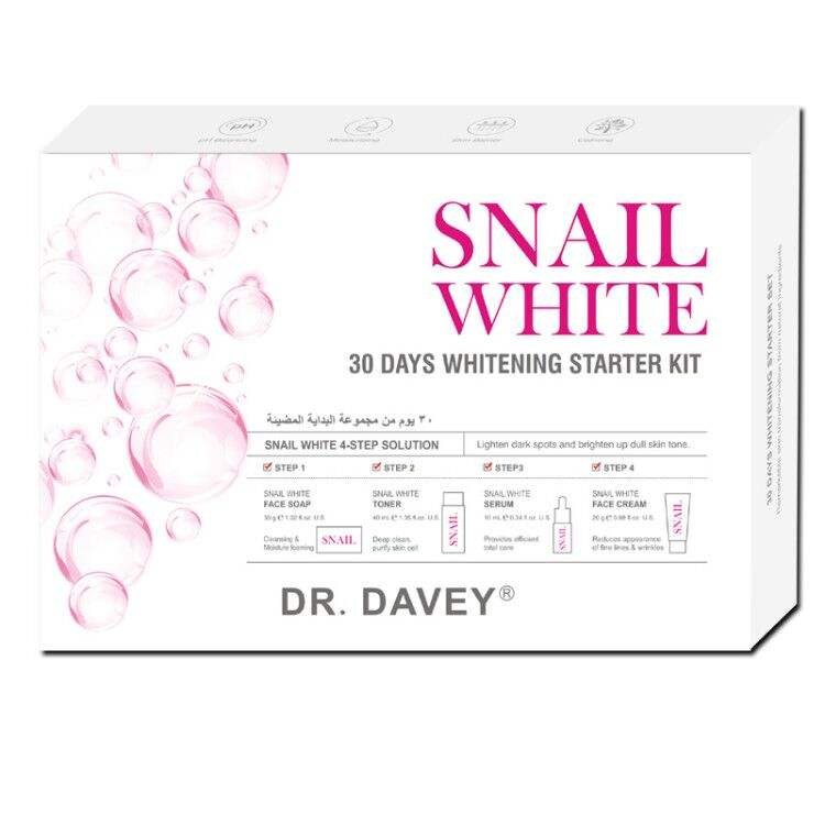 Dr. Davey. Brightening Snail White Serum Set for Flawless Skin