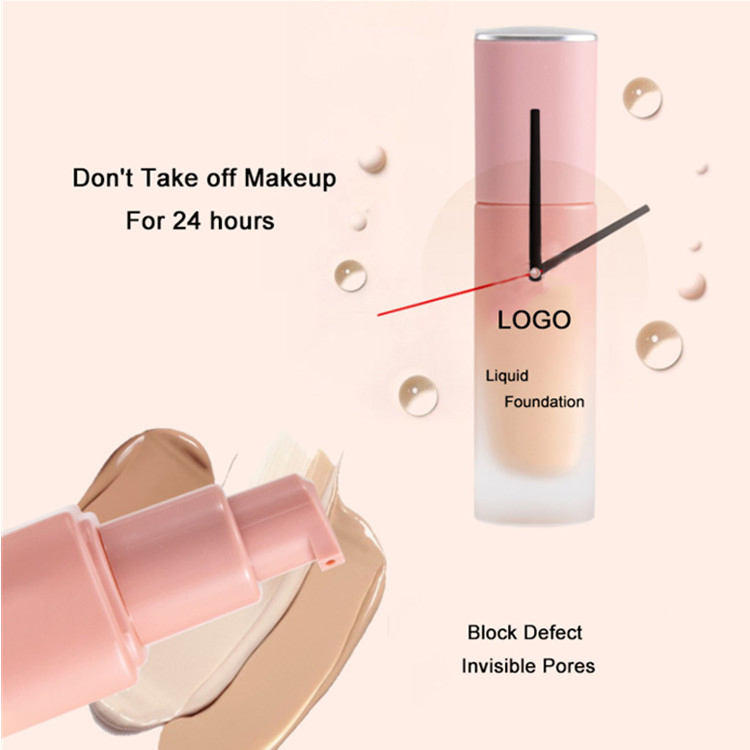 Professional Supplier Cosmetic Glossy Water Brightening Makeup Liquid Foundation