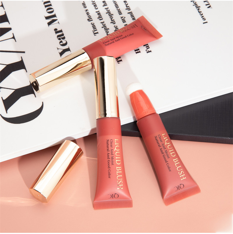 Private Label High Quality Makeup Liquid Cheek Blusher Wholesale Long Lasting Vegan Cream Liquid Blush