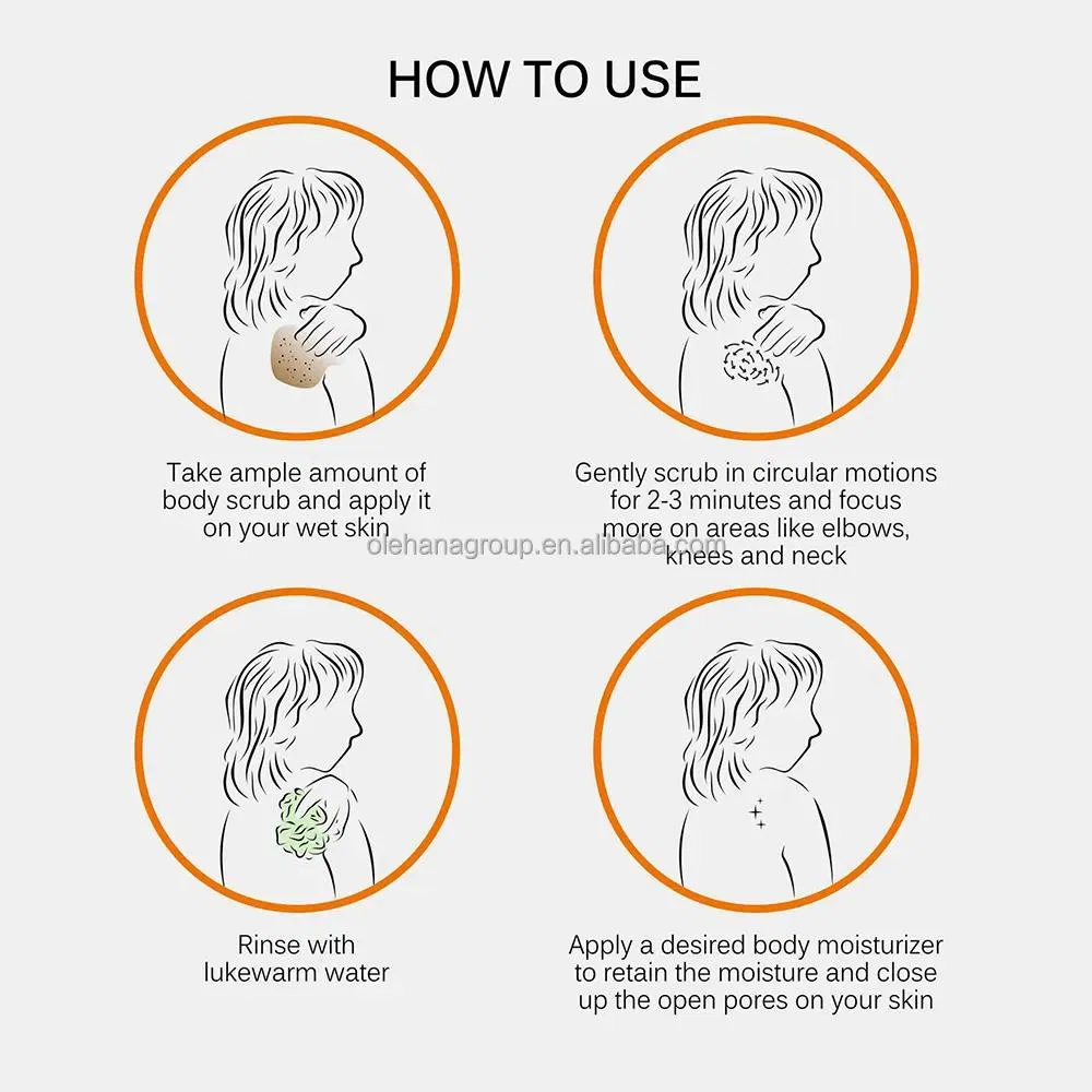 Custom Private Label Natural Organic Vegan Papaya Face Scrub Dark Spots Whitening Exfoliating Fruit Sugar Body Scrub