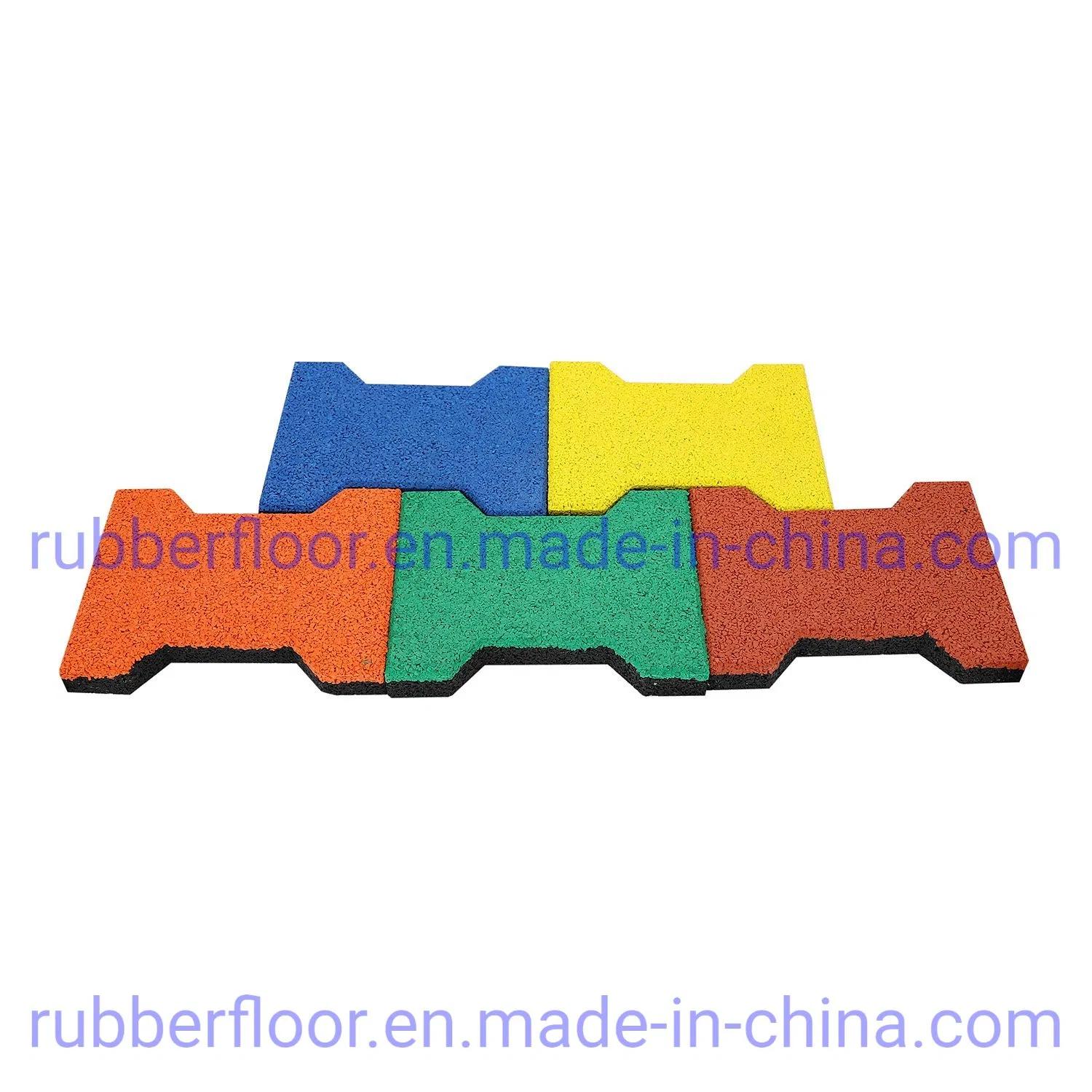 China Dog Bone Rubber Paver Tiles, Rubber Brick Paver Tiles, Interlocking Rubber Tile, I Brick Paver, Walkway Rubber Brick, Horse Barn Paver Tiles, Rubber Paver