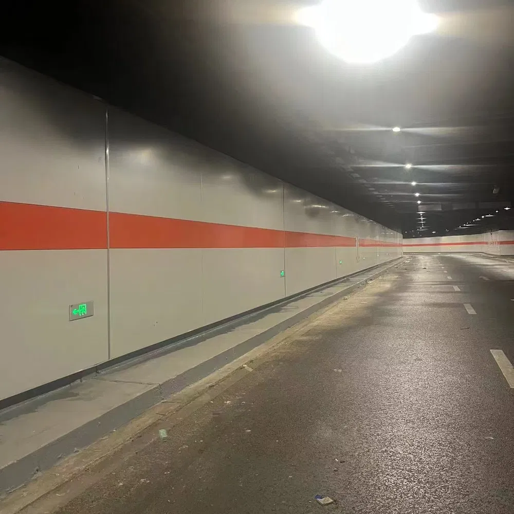 Fire Rated Decorative Fiber Cement Tunnel Wall Cladding Panel for Metro Stations