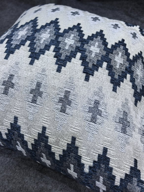 Cotton Like Jacquard Texture Pattern Pillow Cover