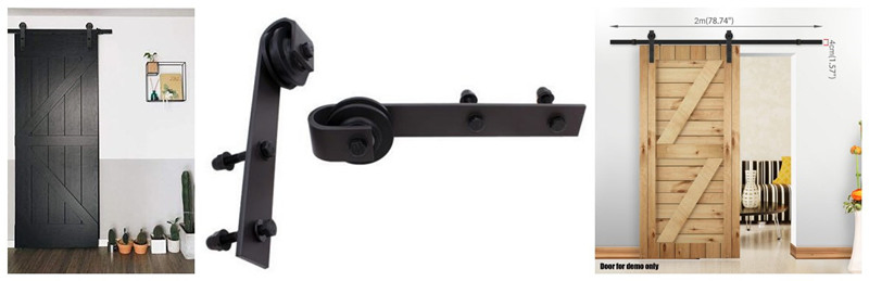 Black Powder Coating Iron Hangers Big Spoke Roller