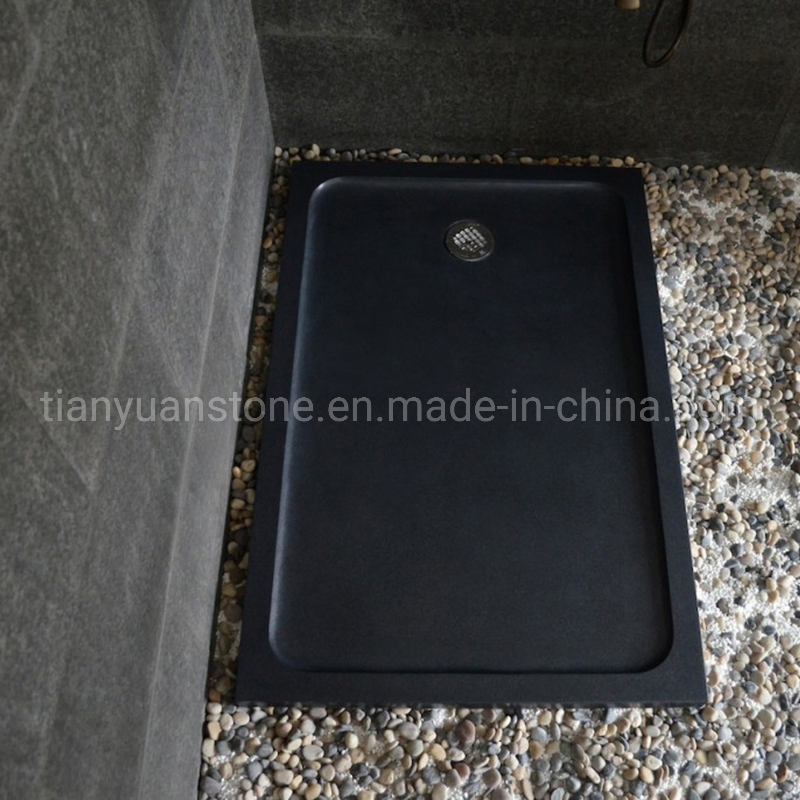 Natural Stone/Granite/Marble Bathroom Corner Bath Shower Tray for Project