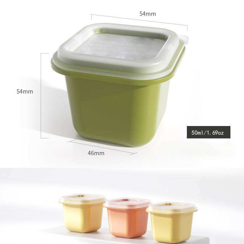 Food Grade Creative Single Macaroon Colorful Beautiful and Easy Demould Mold Silicone Ice Cube